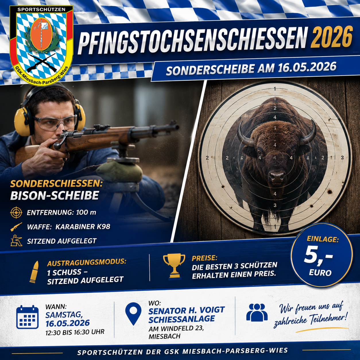 GSK Ochsenschiessen sonderscheibe miesbach