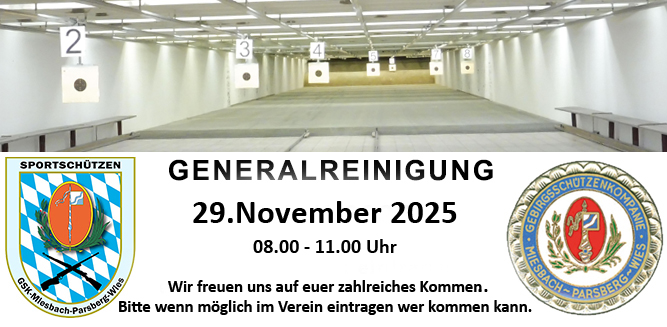 Generalreinigung Nov 2025