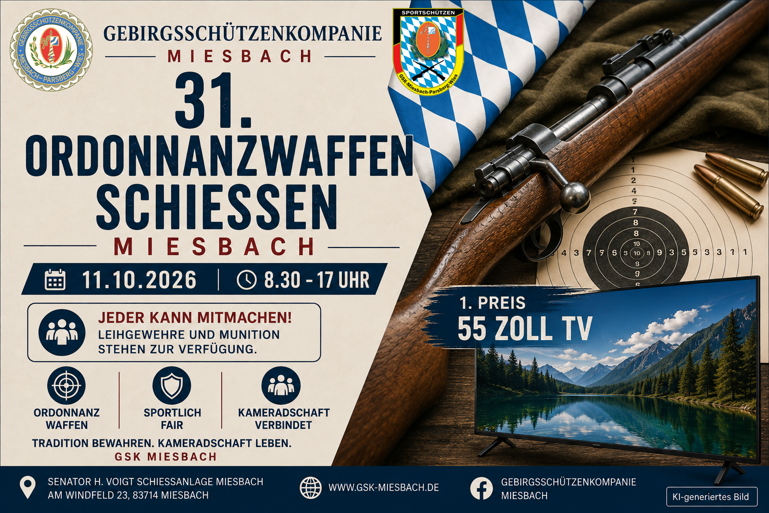 Aktuelles bei der Gebirgsschützenkompanie Miesbach - KI generiertes Bild