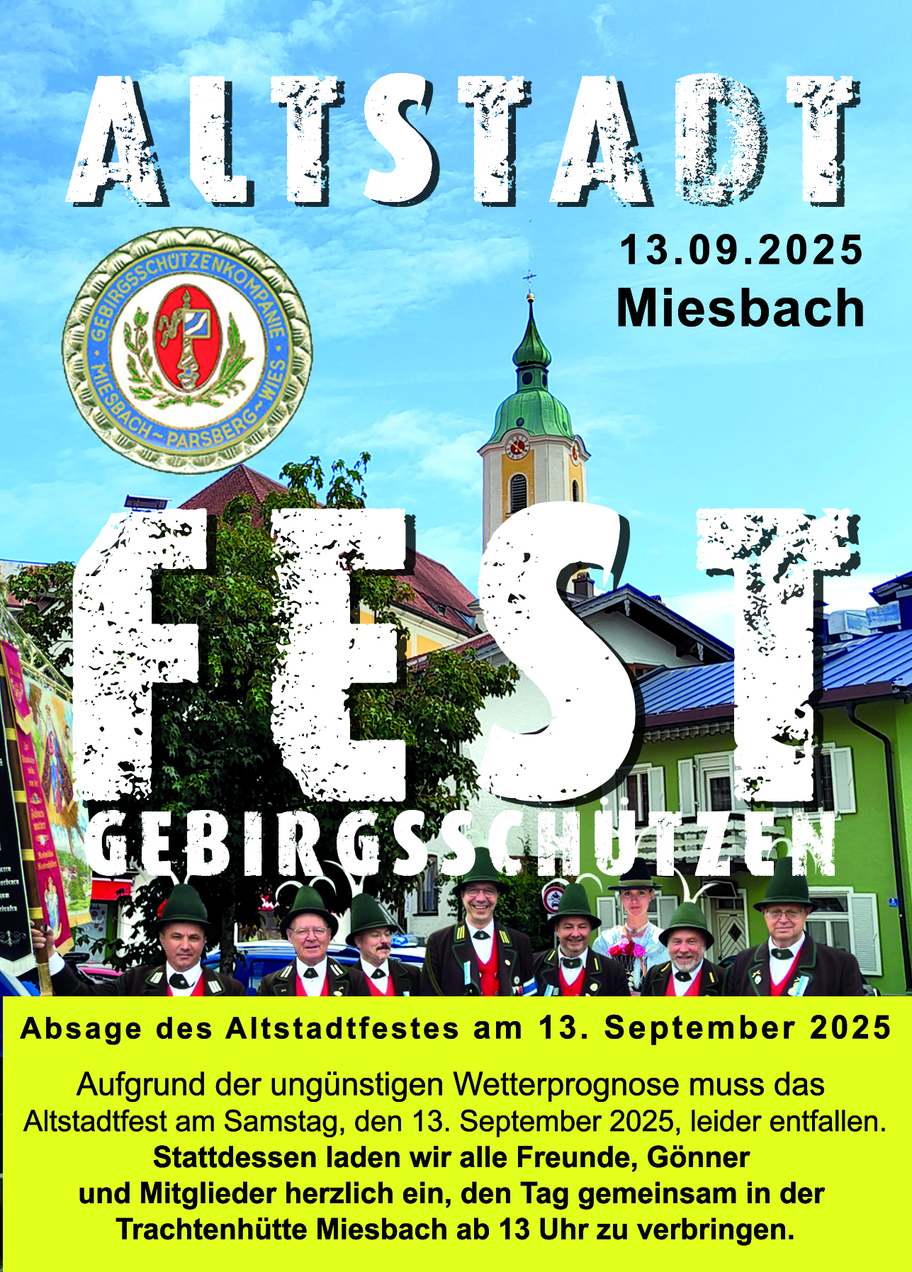 flyer altstadtfest Absage